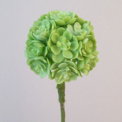 Artificial Succulents Ball on Stem Green 44cm - S087 BX10