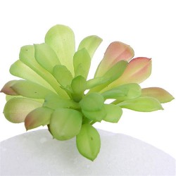 Artificial Succulents Green with a hint of Red 6.5cm - SUC017 GS3B