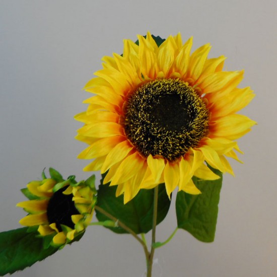 Artificial Sunflower and Bud 48cm - S097 R4