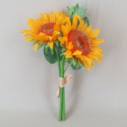 Artificial Sunflowers Posy 25cm - S085 