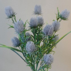 Artificial Thistles Plant Lavender Grey 38.5cm - T042 R2