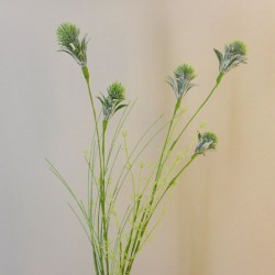 Artificial Thistles and Grasses Green 65cm - T018 R2