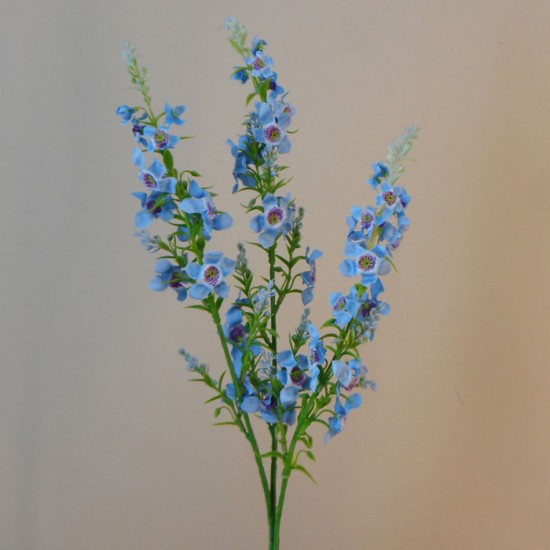 Artificial Verbascum Blue 75cm - C143 