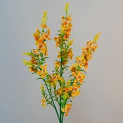 Artificial Verbascum Golden Yellow 75cm - C142 D3
