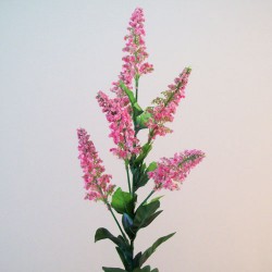 Artificial Veronica Cottage Garden Flowers Pink 87cm - V018 