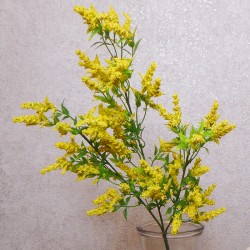 Artificial Veronica Cottage Garden Flowers Yellow 87cm - V022 U1
