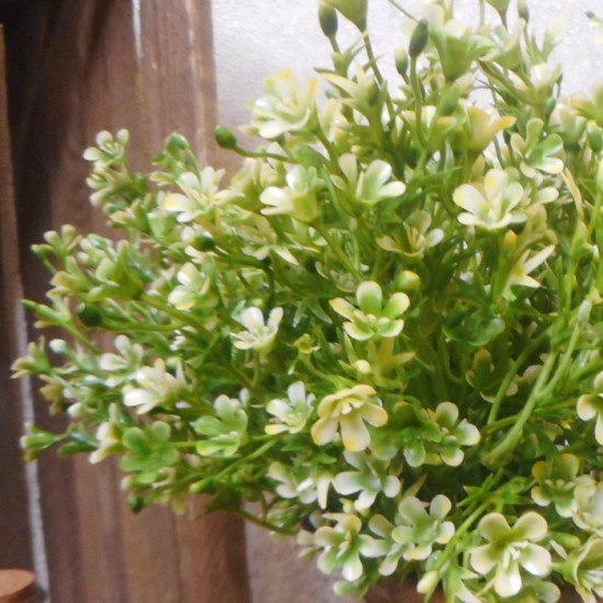 Artificial Wax Flower Plants White 38cm - W011 DD3