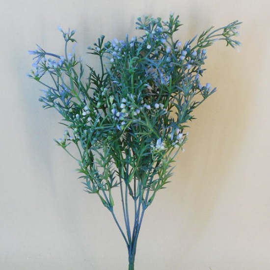 Artificial Wax Flowers Buds Blue - WAX004 