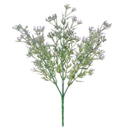 Artificial Wax Flowers Buds Lavender Purple 35cm - WAX003 KK2