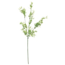Artificial Wax Flowers Stem White Buds 72cm - W058 AA4