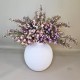 Artificial Wax Flowers Purple 62cm - W010 M3