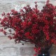 Short Stem Artificial Wax Flower Buds Red 36cm - W071 S4