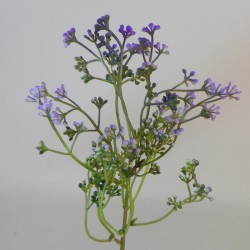 Short Stem Artificial Wax Flower Buds Purple 36cm - W068 R1