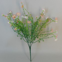 Artificial Wild Flower Plants Peach 39cm - W037 U3