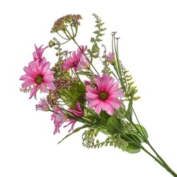 Artificial Wild Flowers Bouquet Pink 54cm - W039 U1