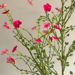 Artificial Wild Flowers Spray Pink 76cm - W051 FF3