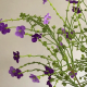 Artificial Wild Flowers Spray Purple 76cm - W053 