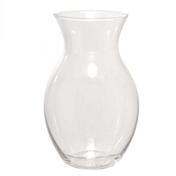 15cm Clear Glass Flower Vase - GL042 1E