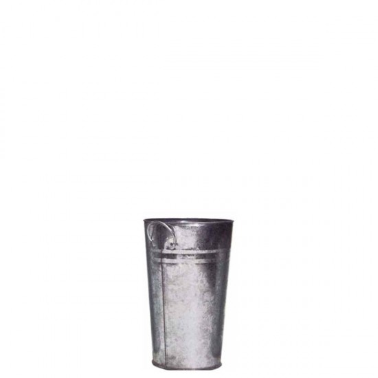 20cm Galvanised Flower Vase - GAL013