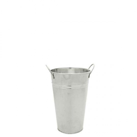 25cm Galvanised Flower Vase - GAL010