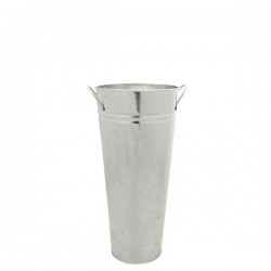 45cm Galvanised Flower Vase - GAL012