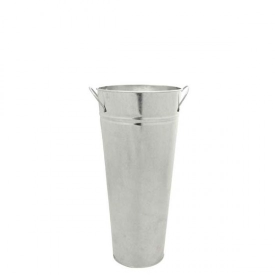 45cm Galvanised Flower Vase - GAL012