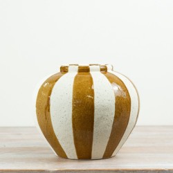 Betty Vase Mustard 24.5cm - VS047