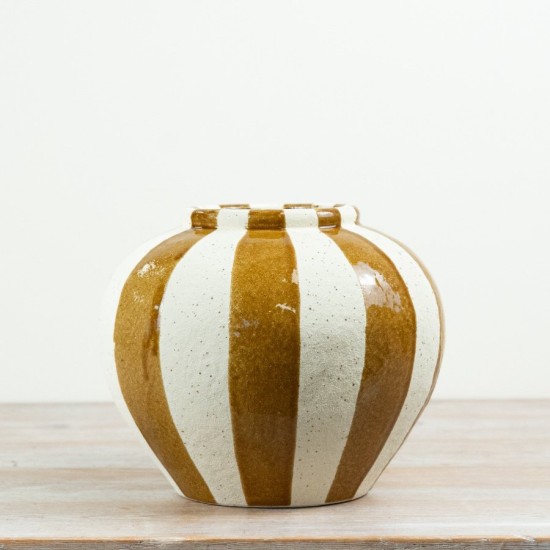 Betty Vase Mustard 24.5cm - VS047