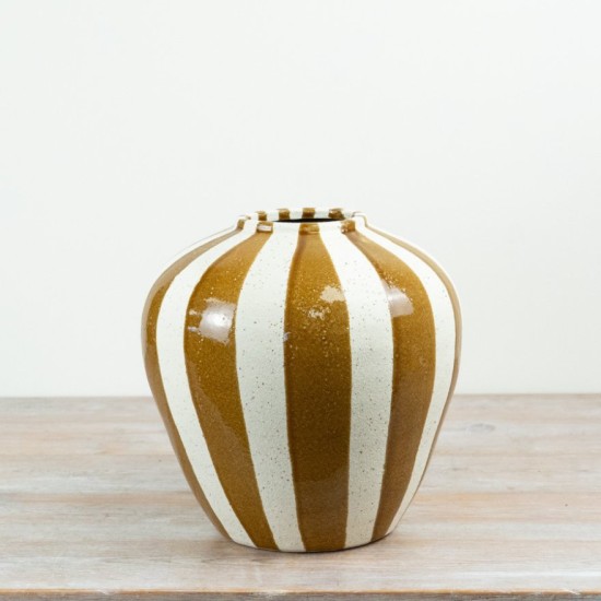 Betty Vase Mustard 27cm - VS042