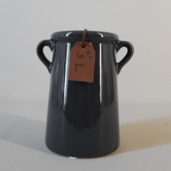 Ceramic Flower Vase Grey 14cm - VS018 8C