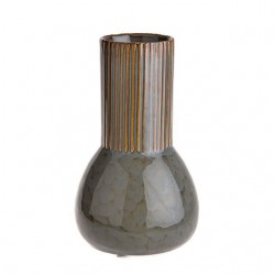 Green Ceramic Bud Vase 17.5cm - VS068 9B