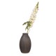 Grooved Vase Black 22cm - VS029 2B