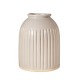 Grooved Vase Dove Grey 18cm - VS030 9D