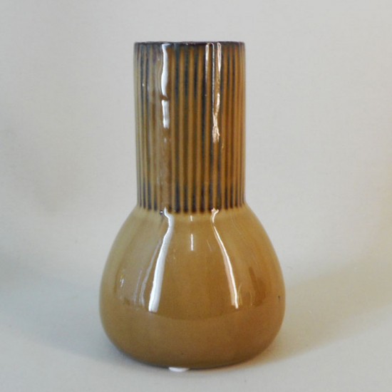Mustard Ceramic Bud Vase 17.5cm - VS069 1B