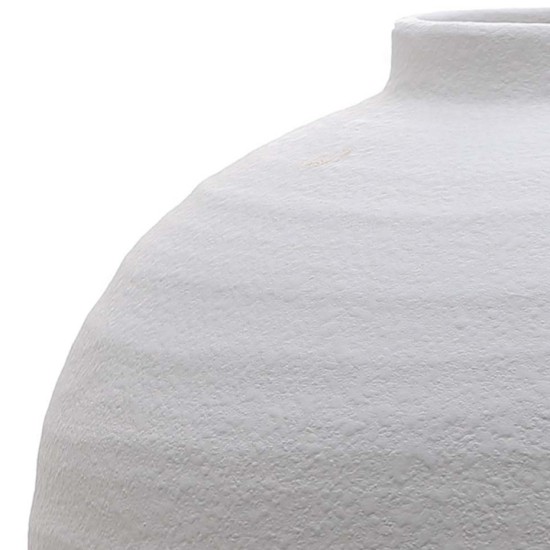 Tiber Matt White Ceramic Vase 28cm - VS034 Tiber Matt White Ceramic Vase 28cm - VS034