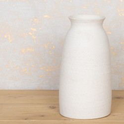 Zen Slim White Ceramic Vase 30cm - VS089