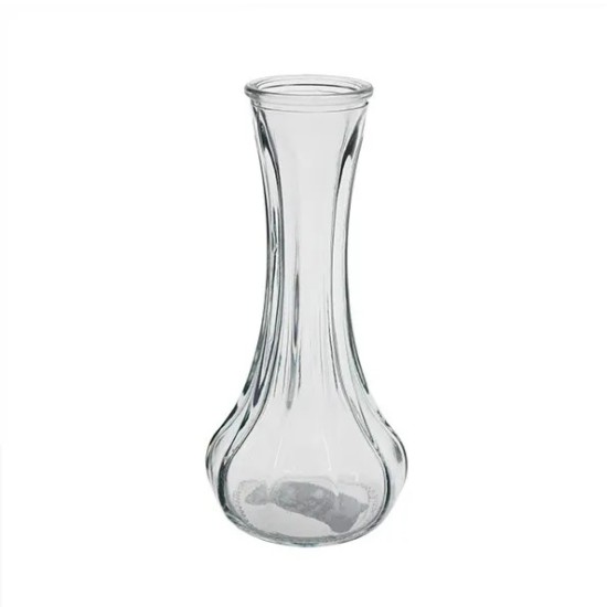 Alyson Bud Vase Clear Glass 16cm - GL084 Alyson Bud Vase Clear Glass 16cm - GL084