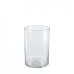 Clear Glass Cylinder Vase 15cm x 10cm - GL037 1E