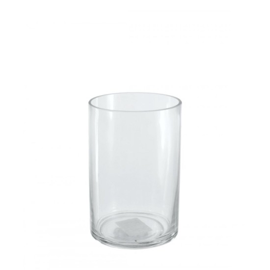 15cm Clear Glass Cylinder Vase - GL065 1C