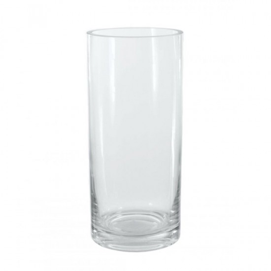 Clear Glass Cylinder Vase 25cm x 10cm - GL021 5C