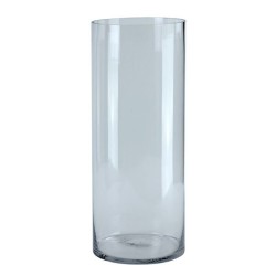 50cm x 18cm Clear Glass Cylinder Vase - GL004 5B