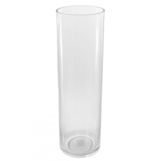 70cm x 20cm Clear Glass Cylinder Vase - GL002 8E