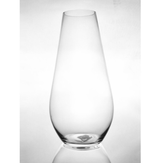 Hampton Clear Glass Flower Vase 30cm - GL149 MIDDLE