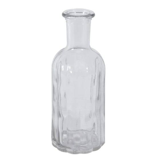 Mollie Bottle Flower Vase Clear 19cm - GL070 1B Mollie Bottle Flower Vase Clear 19cm - GL070 1B