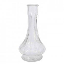 Onion Clear Glass Bud Vase 14cm - GL094 6B