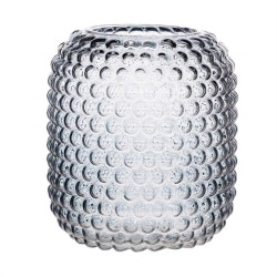 Grey Glass Bobble Vase 20cm - GL010 4A