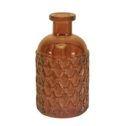 Romagna Honey Brown Glass Vase 13cm - GL207