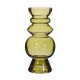 Selina Glass Vase Green 17cm - GL055 1C