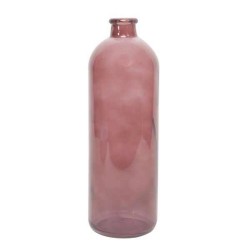 Glass Bottle Flower Vase Dusky Pink 33cm - GL038 8A