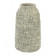 Contemporary Stone Effect Ceramic Flower Vase Grey 19cm - VS074 1B